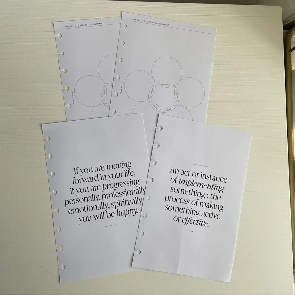 Cloth & Paper discbound inserts